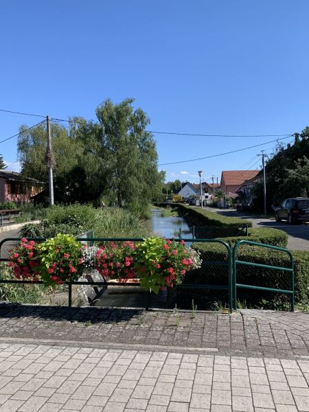 Photo du pont rue de la Paix à Vogelgrun