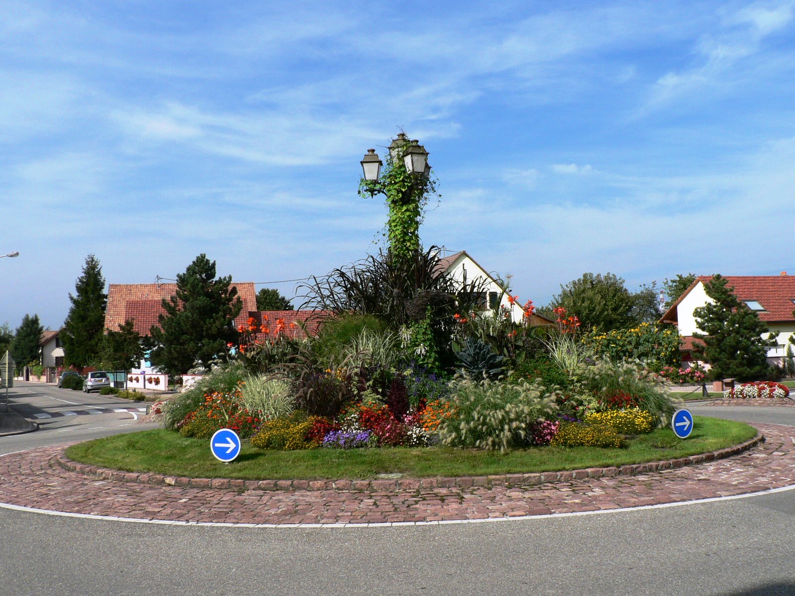 Photo d'un rond-point à Vogelgrun