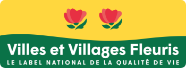 Logo en couleur "Villes et Villages Fleuris"